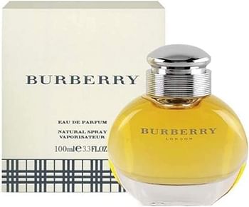 Burberry Women's Classic Eau de parfum Spray, 3.3 Fl Oz