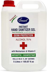 Smart Instant Hand Sanitizer Gel 5Ltr