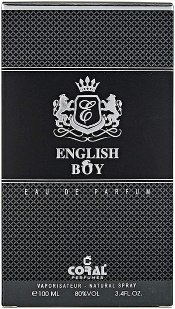 English Boy by Coral for Men - Eau de Parfum, 100ml