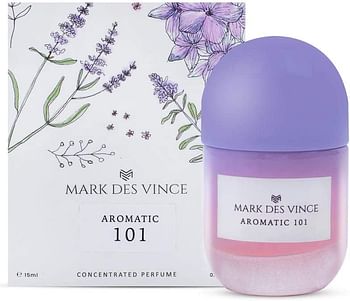 Mark Des Vince Aromatic 101 Concentrated Perfume for Men Women Long Lasting Parfum Fragrance For Unisex, 15ml