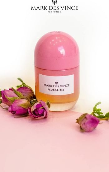 Mark Des Vince Floral 250 Concentrated Perfume for Men Women Long Lasting Parfum Fragrance For Unisex, 15ml