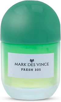 Mark Des Vince Fresh 305 Concentrated Perfume for Men Women Long Lasting Parfum Fragrance For Unisex, 15ml