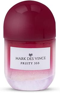 Mark Des Vince Fruity 355 Concentrated Perfume for Men Women Long Lasting Parfum Fragrance For Unisex, 15ml