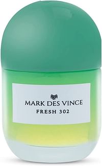 Mark Des Vince Fresh 302 Concentrated Perfume for Men Women Long Lasting Parfum Fragrance For Unisex, 15ml