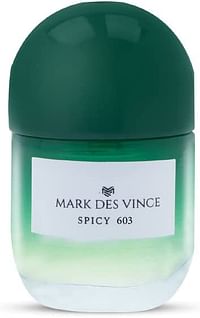 Mark Des Vince Spicy 603 Concentrated Perfume for Men Women Long Lasting Parfum Fragrance For Unisex, 15ml