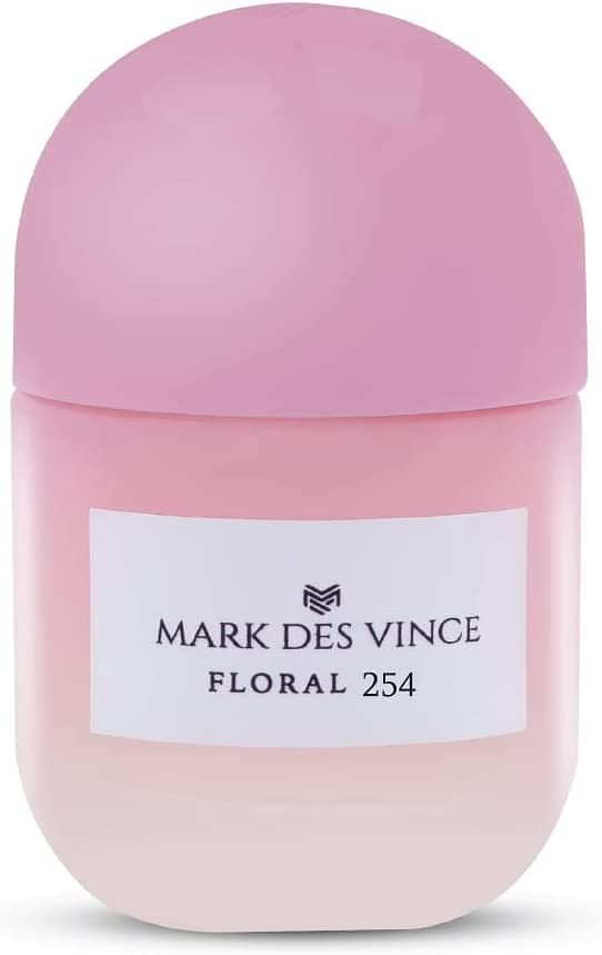 Mark Des Vince Floral 254 Concentrated Perfume for Men Women Long Lasting Parfum Fragrance For Unisex, 15ml