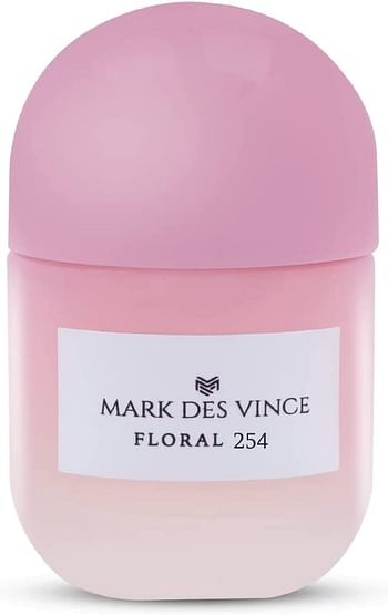 Mark Des Vince Floral 254 Concentrated Perfume for Men Women Long Lasting Parfum Fragrance For Unisex, 15ml