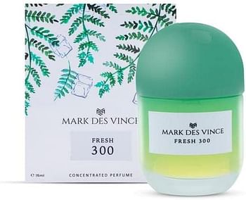 Mark Des Vince Fresh 300 Concentrated Perfume for Men Women Long Lasting Parfum Fragrance For Unisex, 15ml