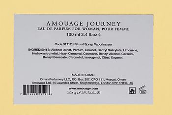 AMOUAGE Journey for Women - Eau De Parfum, 100 ml, AMODCW011