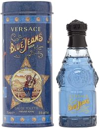 Versace Blue Jeans Men's Eau de Toilette, 75 ml