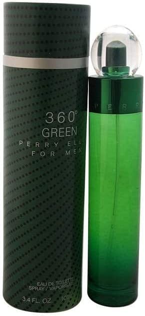 360 Green by Perry Ellis for Men - 3.4 oz EDT Spray