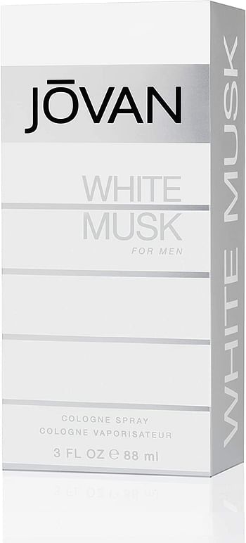 Jovan White Musk - perfume for men ,Eau De Cologne Spray- 88ml