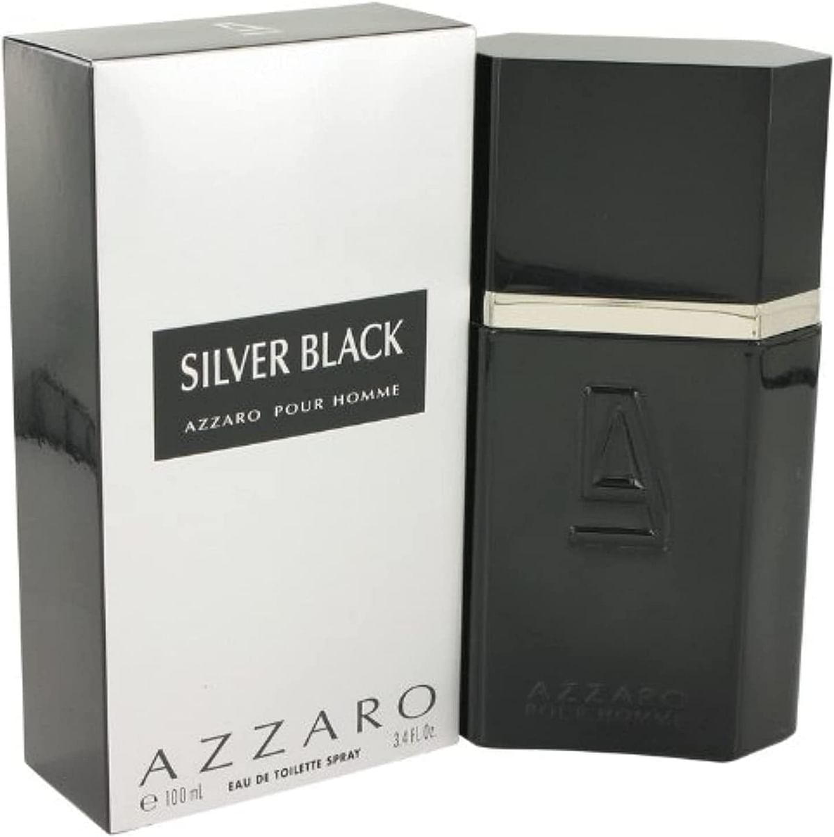 Silver Black by Azzaro for Men - Eau de Toilette, 100ml