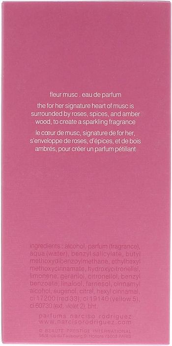Narciso Rodriguez Fleur Musk - perfumes for women EDP, 100 ml
