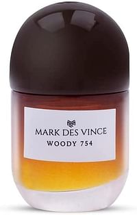 Mark Des Vince Woody 754 Concentrated Perfume for Men Women Long Lasting Parfum Fragrance For Unisex, 15ml