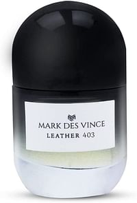 Mark Des Vince Leather 403 Concentrated Perfume for Men Women Long Lasting Parfum Fragrance For Unisex, 15ml