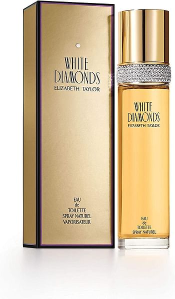 Elizabeth Taylor White Diamonds For Women, 3.4 Oz Edt Spray