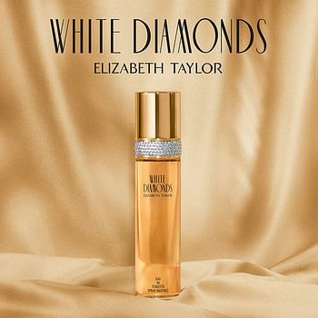 Elizabeth Taylor White Diamonds For Women, 3.4 Oz Edt Spray