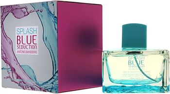 Antonio Banderas Blue Seduction Splash for Women, 3.4 oz EDT Spray