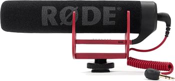 ميكروفون Rode Videomic Go خفيف الوزن على الكاميرا مع حامل Rycote Shockmount المدمج، متعدد الألوان