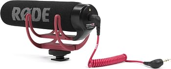 ميكروفون Rode Videomic Go خفيف الوزن على الكاميرا مع حامل Rycote Shockmount المدمج، متعدد الألوان