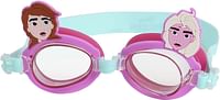 Disney Frozen Swim Goggles With Case, No Leaking Silicone Frame, Uv Protected And Anti Fog, Swimming Glasses Multicolor, Trha19804, Frozen Swimming Goggles, One Size