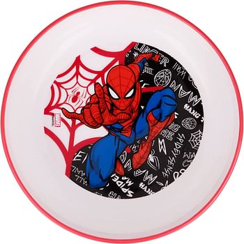 Stor Non Slip Bicolor Premium Bowl Spiderman Urban Web