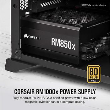 Corsair Rmx Series (2021), Rm1000X, 1000 Watt, Gold, Fully Modular Power Supply