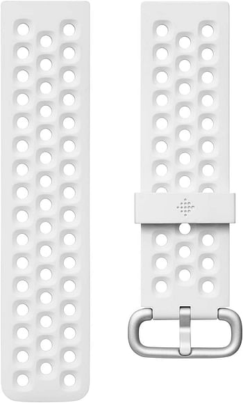 Fitbit Versa 2 Sports Band Accessory, Frost White, Small /S/Frost White