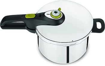 Tefal Secure 5 Neo Presure Cooker, 6 Litre, Stainless Steel, P2530752, Silver