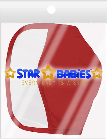 Star Babies Mask With Eye Shield - Red, Piece Of 1