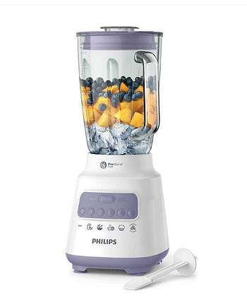 Philips Series 5000 Blender Core 700 W, 1.5 L Glass Jar, 5 Speed, Pulse With ProBlend Crush Technology HR2222/01, Lavender