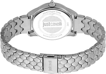 Just Cavalli Women's Donna Affascinante Quartz Watch With Analog Display And Stainless Steel Bracelet Jc1L087M0245