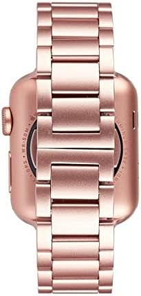 Case-Mate - Metal Linked Band 38Mm 40Mm Stainless Steel Apple Watch Series 1, 2, 3, 4, 5 Rose Gold