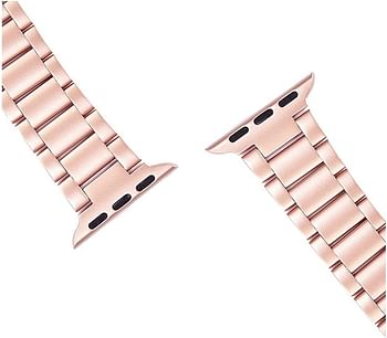 Case-Mate - Metal Linked Band 38Mm 40Mm Stainless Steel Apple Watch Series 1, 2, 3, 4, 5 Rose Gold