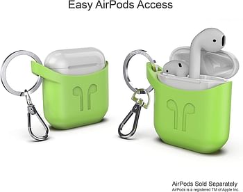 PodPockets Silicone Case for Airpods Aqua Blue | Precision molded for perfect fit and stability | Industry-leading thickness for max protection