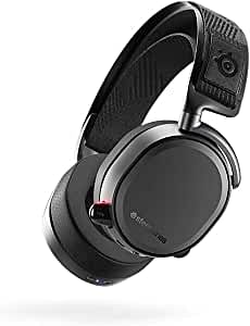 SteelSeries Arctis Pro Wireless - Gaming Headset Hi-Res Speaker Drivers Dual (2.4G & Bluetooth) Battery System For PC, PS5 and PS4 Black