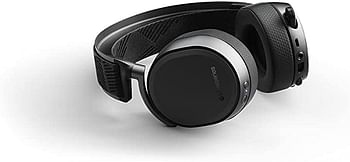 SteelSeries Arctis Pro Wireless - Gaming Headset Hi-Res Speaker Drivers Dual (2.4G & Bluetooth) Battery System For PC, PS5 and PS4 Black