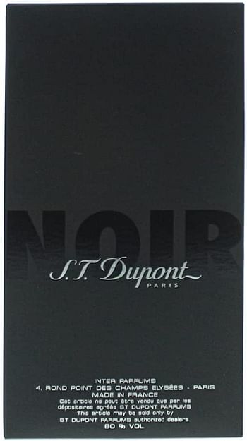 S.T. Dupont Noir - perfume for men -Eau De Toilette, 100ml /Black