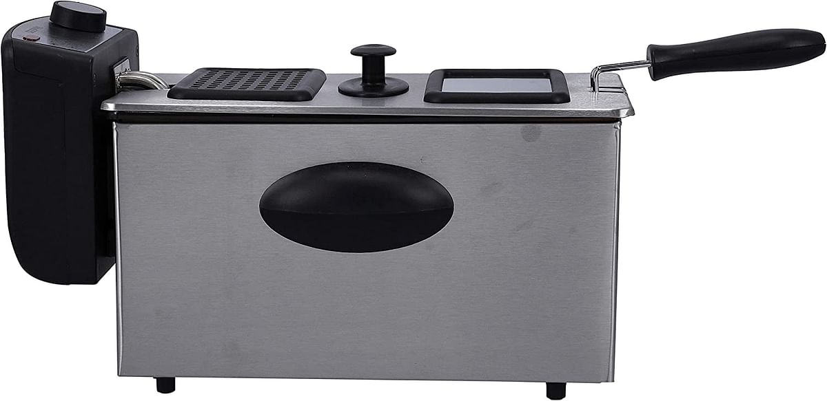 Geepas 3 ltrs Deep Fryer with Stainless Steel Housing, GDF36015