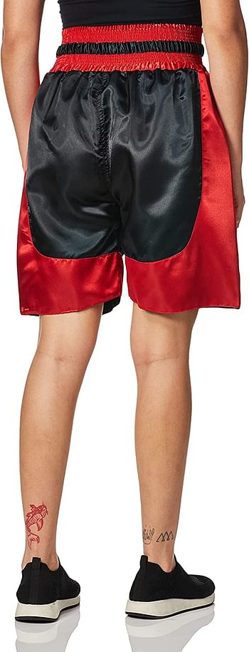 Ringside Pro-Style Kickboxing Muay Thai MMA Training Gym Clothing Shorts Boxing Trunks-XXXS/Black | Red