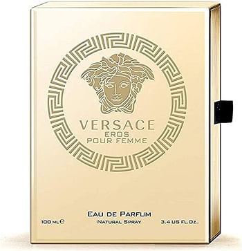 Versace Eros Pour Femme by Versace for Women - Eau de Parfum, 100ml/Gold/100 ml