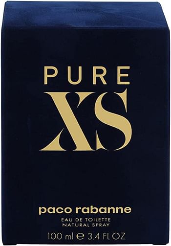 Pure XS by Paco Rabanne Perfume for Men - Eau de Toilette, 100 ml