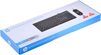 HP KM100 Gaming English Keyboard and Mouse - 1QW64AA