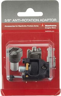 Manfrotto 244Adpt38Ar Anti-Rotation Adapter (Black)