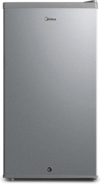Midea 120L Single Door Refrigerator with Separate Chiller Compartment, 2L Bottle Holder, Adjustable Legs, MDRD133FGE