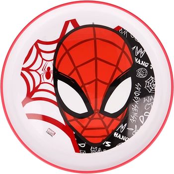 Stor Non Slip Bicolor Premium Plate Spiderman Urban Web