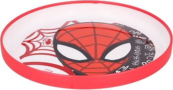 Stor Non Slip Bicolor Premium Plate Spiderman Urban Web