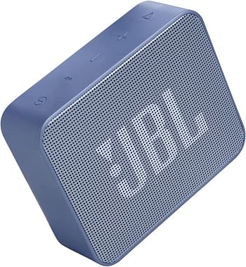 JBL GO Essential - Portable Waterproof Bluetooth Speaker, Up to 5 Hours of Playback, in Blue