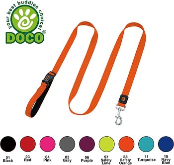 Doco® Easy-Snap -Hands Free Leash 6Ft (Dcs2072) Color - Grey, Sizes - L